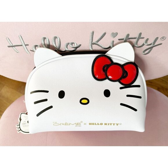 Hello Kitty x The Creme Shop Makeup Cosmetic Bag NWT - Picture 5 of 7